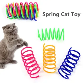 4/8/16/20pcs  Kitten/ Cat Toys Wide Durable Heavy Gauge  Colorful Springs   Springs Pet Life