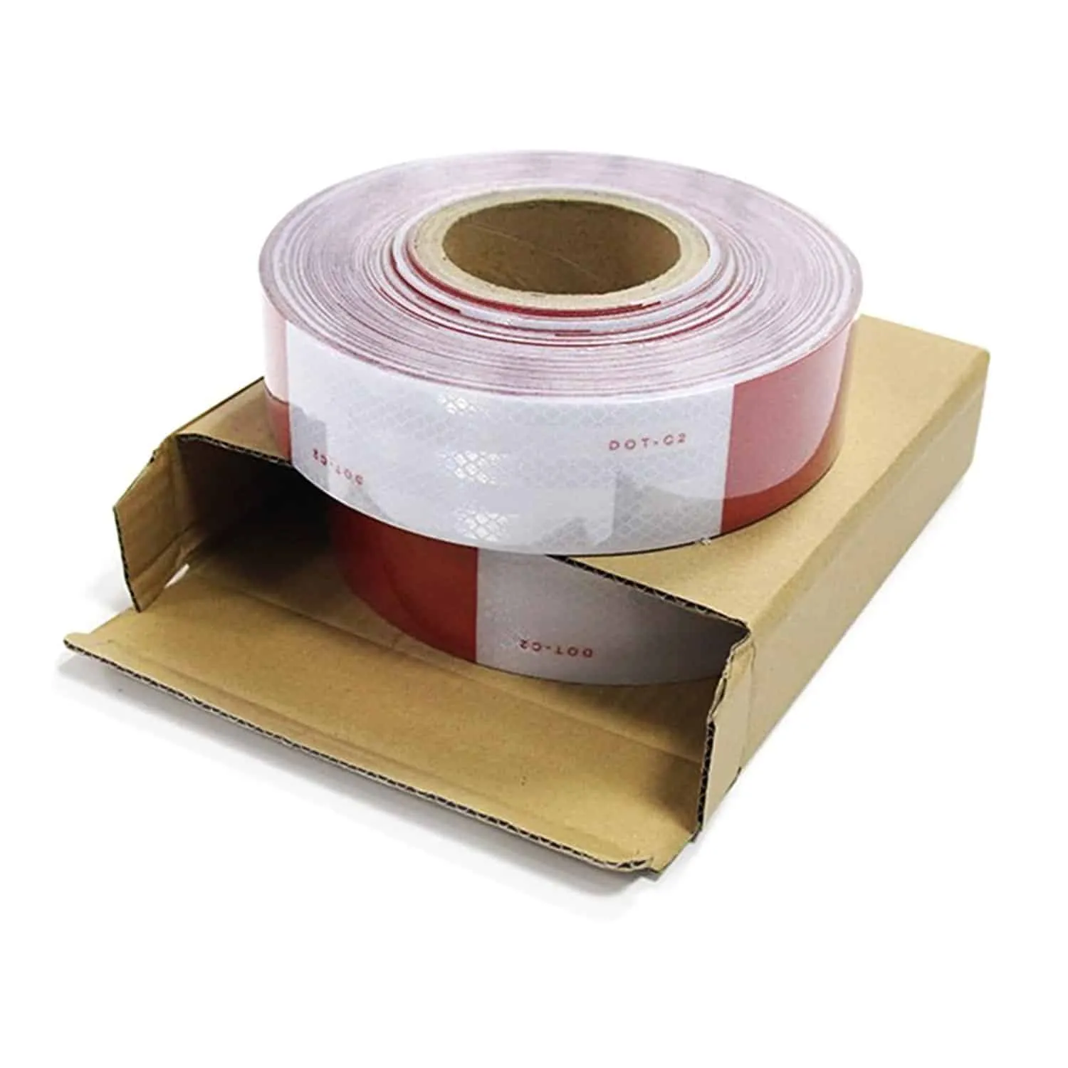 Abrams 2" in x 150' ft Diamond Pattern Trailer Truck Conspicuity DOT Class 2 Reflective Safety Tape