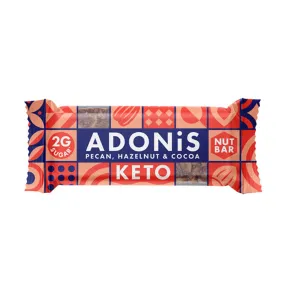 Adonis Keto Pecan & Hazelnut Keto Bars