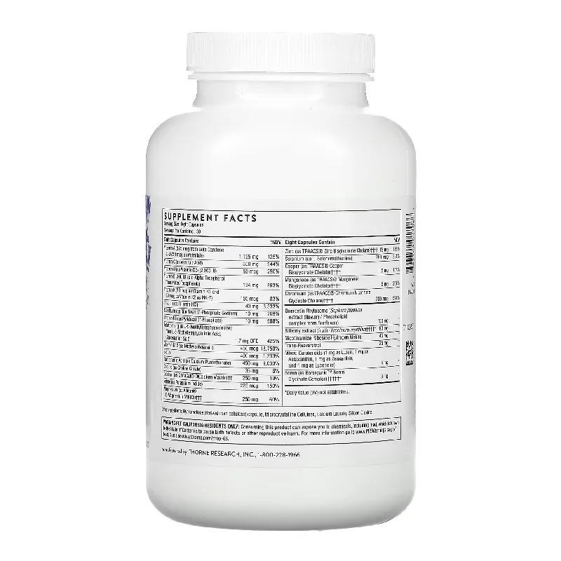 Advanced Nutrients Thorne Research, 240 Capsules