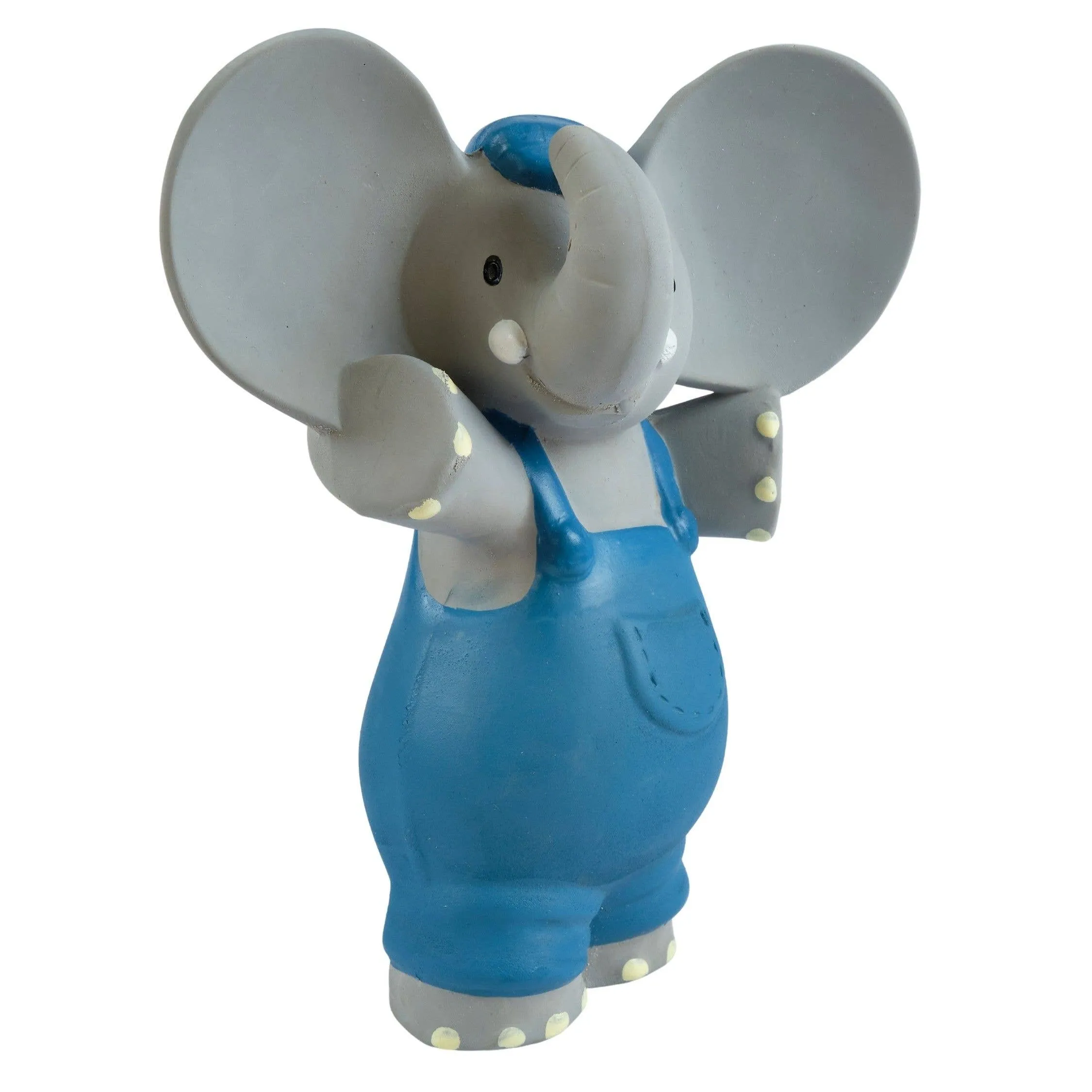 ALVIN THE ELEPHANT - ALL NATURAL RUBBER ORGANIC SQUEAKER TOY