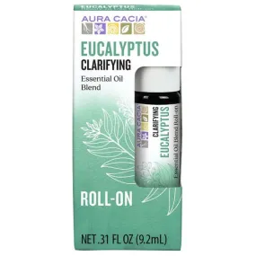 Aura Cacia Oil Eucalyptus Essential Oil Roll-On 0.31oz