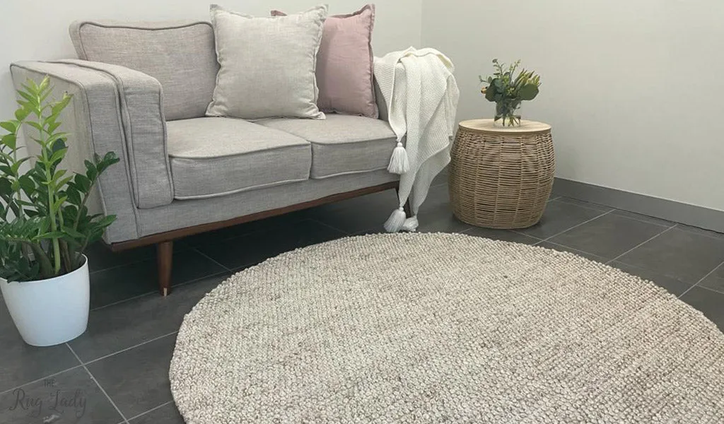 Avani Beige Loop Rug