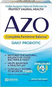 Azo Feminine Probiotic Capsules 30ct