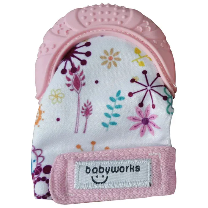 Baby Works - Bibibaby Teething Mitts (Pink)