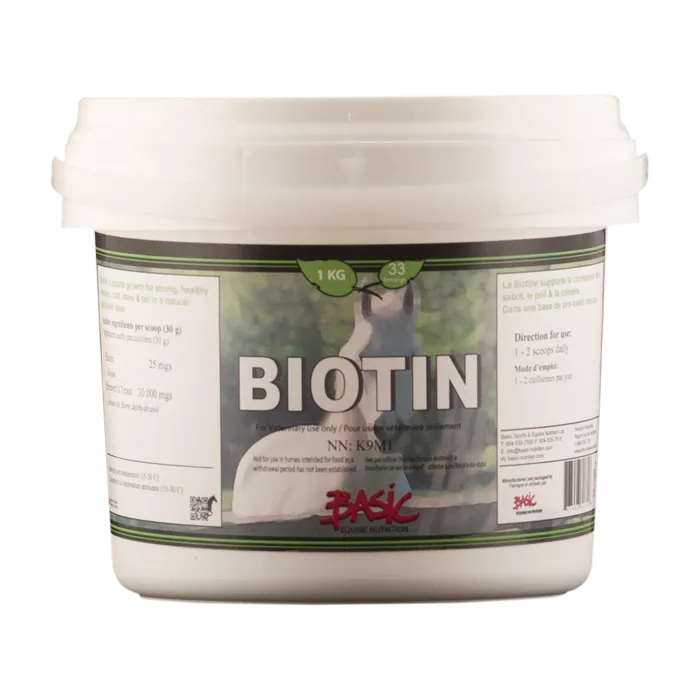 Basic Equine Nutrition Biotin 1KG