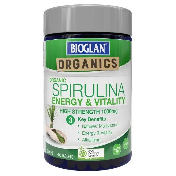 Bioglan Spirulina 1000MG Tabs 200