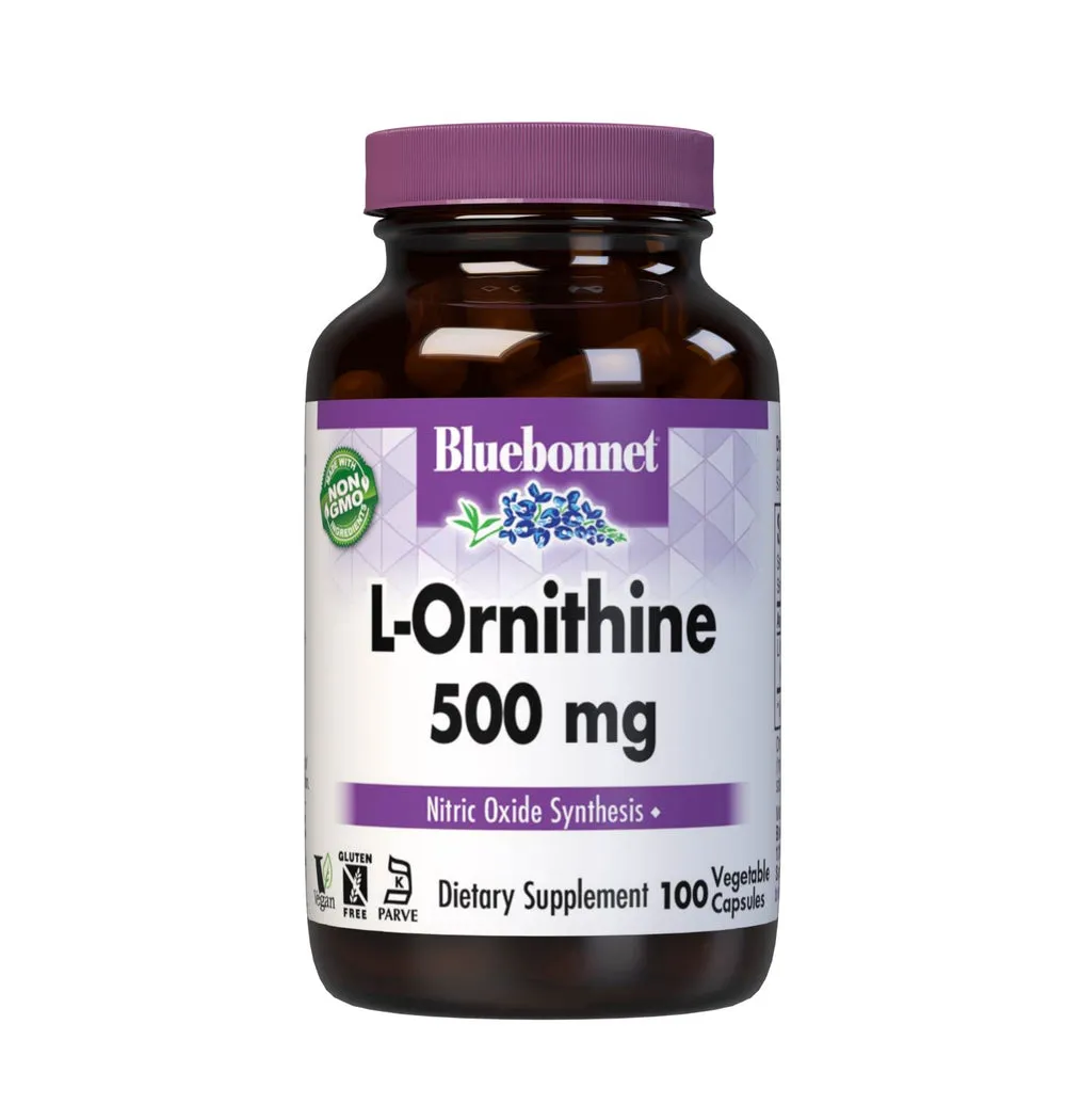 Bluebonnet L-Ornithine 500 mg Capsules 100ct