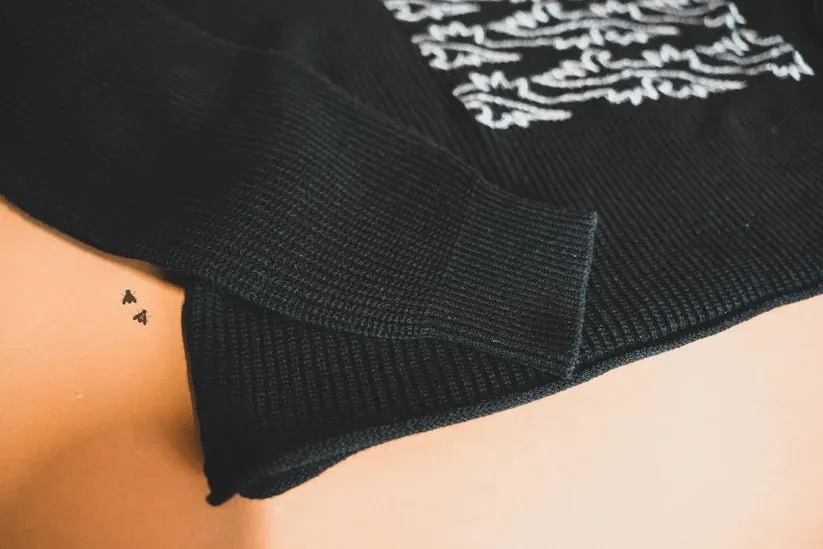 Boot Stitch Embroidered Sweater