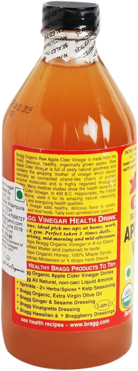 Bragg Organic Raw Unfiltered Apple Cider Vinegar 473ml / 946ml