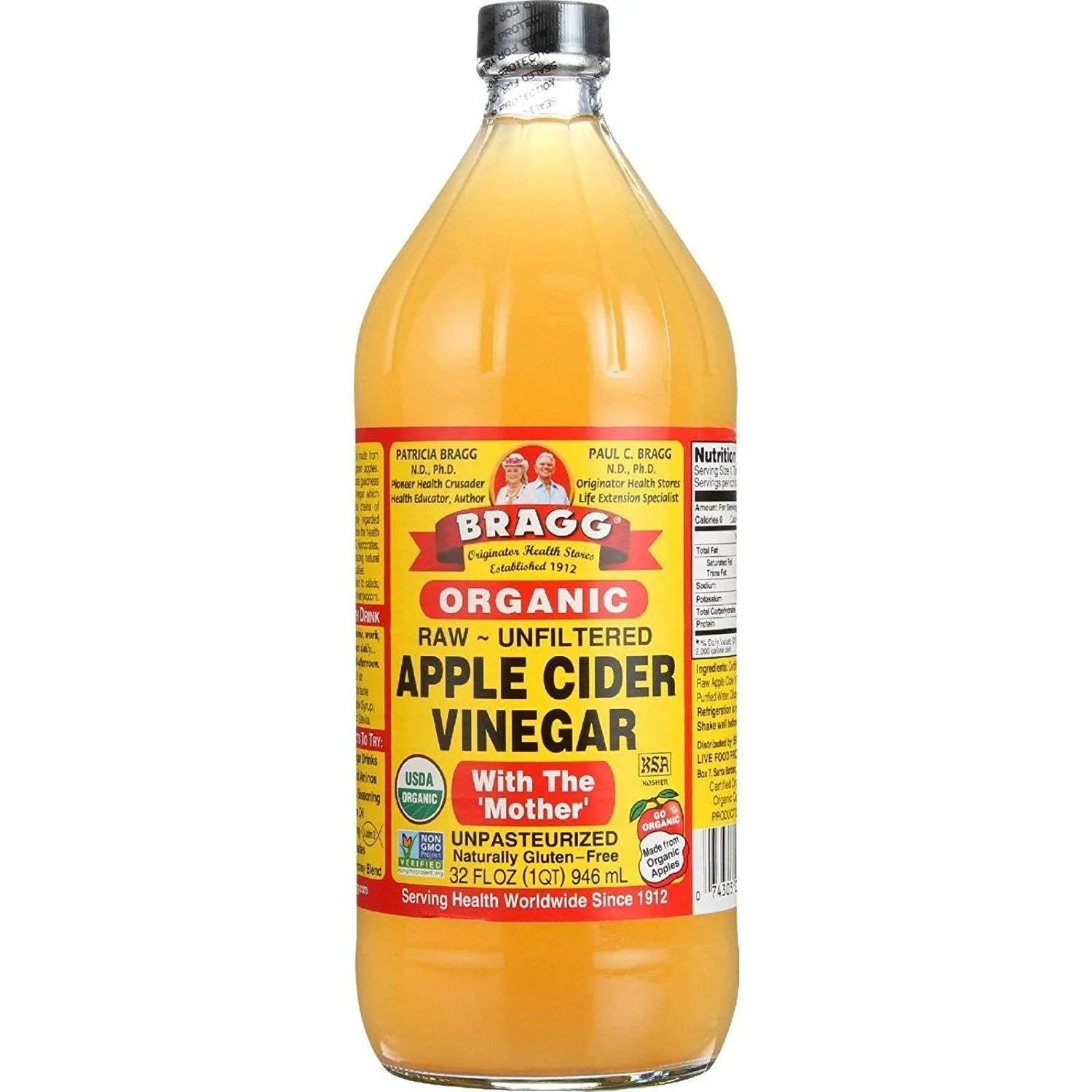 Bragg Organic Raw Unfiltered Apple Cider Vinegar 473ml / 946ml