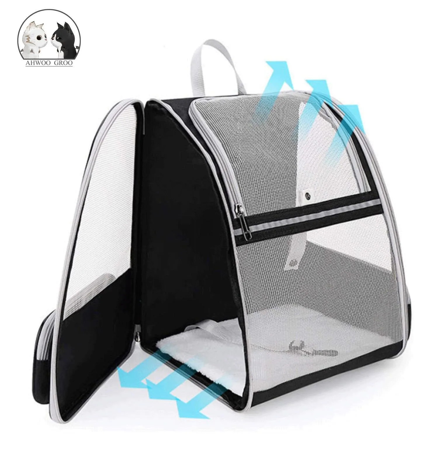 Breathable Pet Cat Carrier Backpack Large Capacity