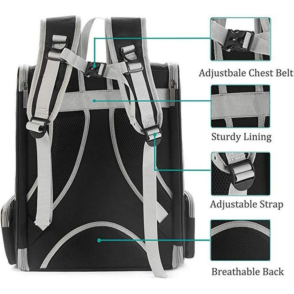 Breathable Pet Cat Carrier Backpack Large Capacity