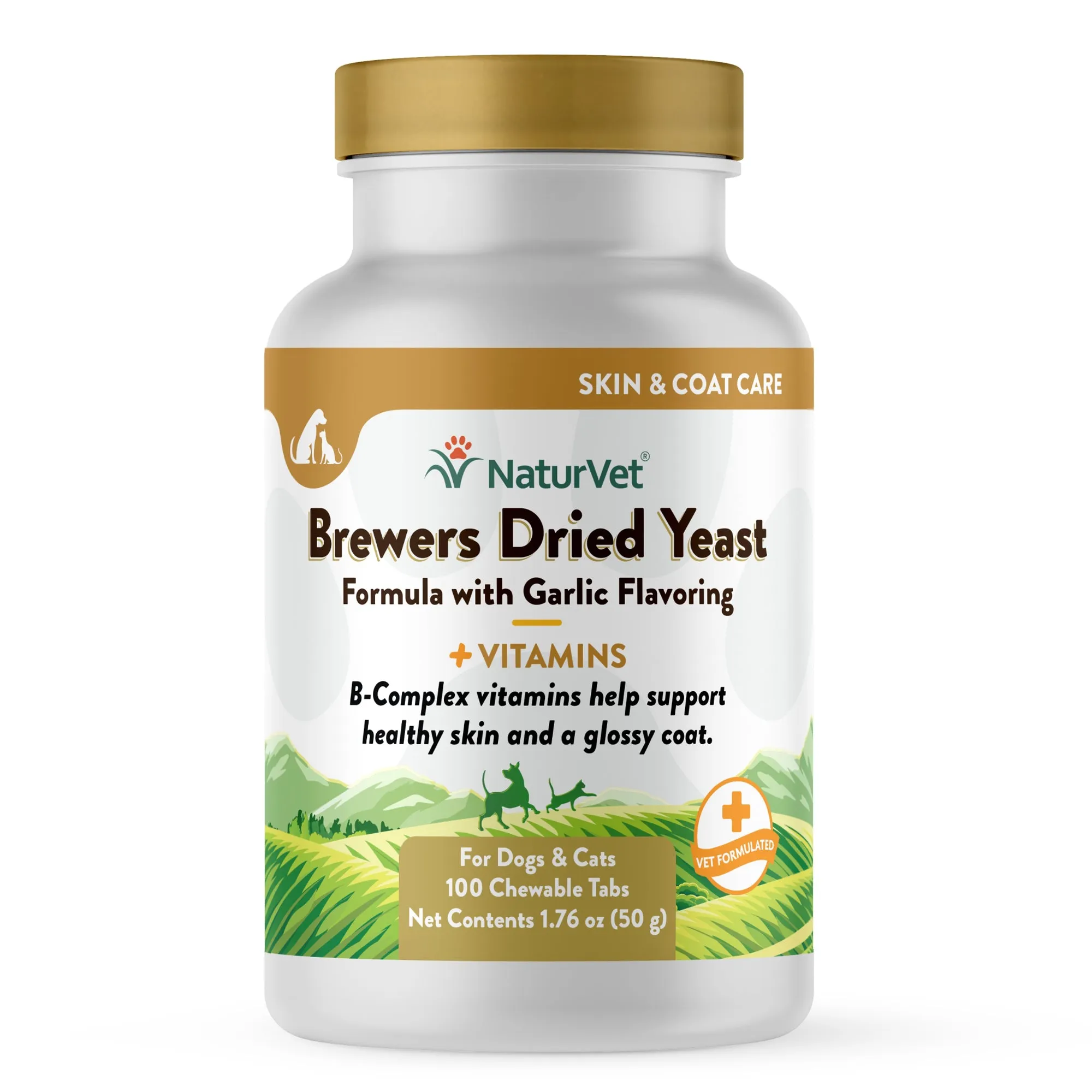 Brewers Dried Yeast With Garlic Chewable Tablets