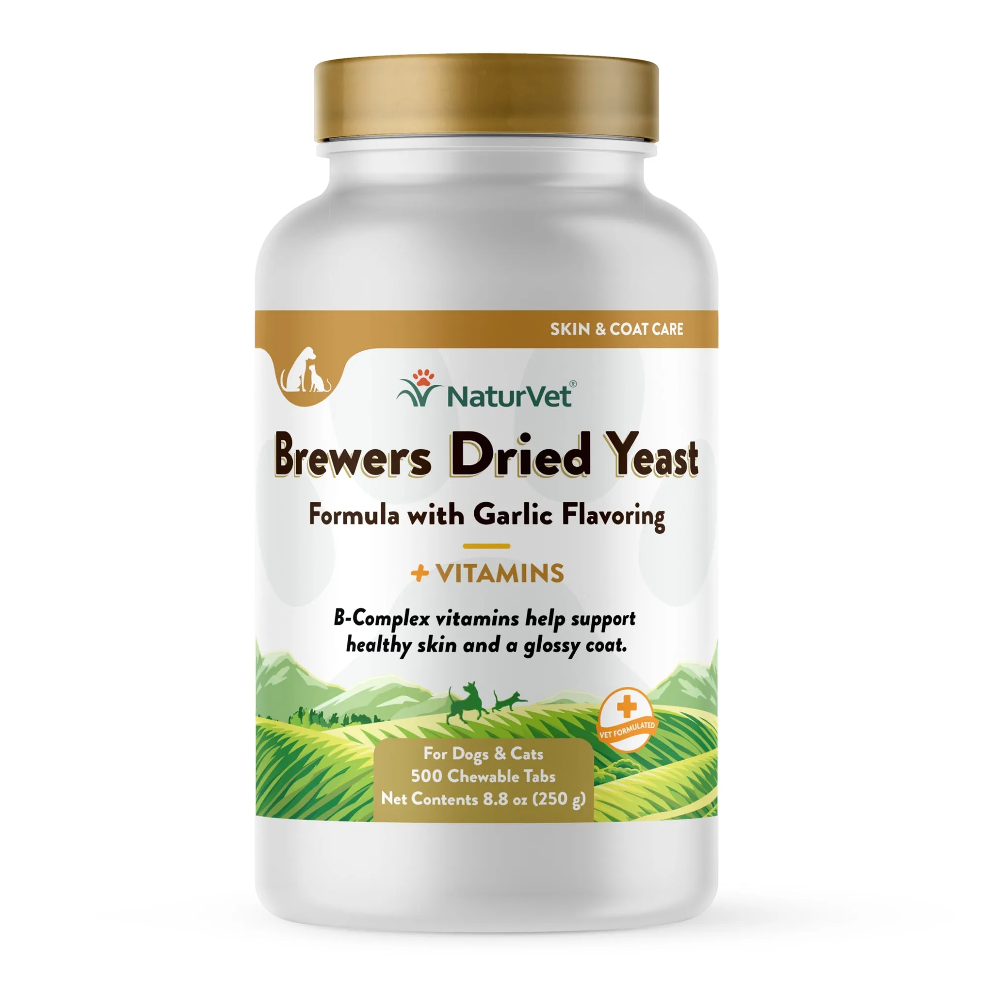 Brewers Dried Yeast With Garlic Chewable Tablets