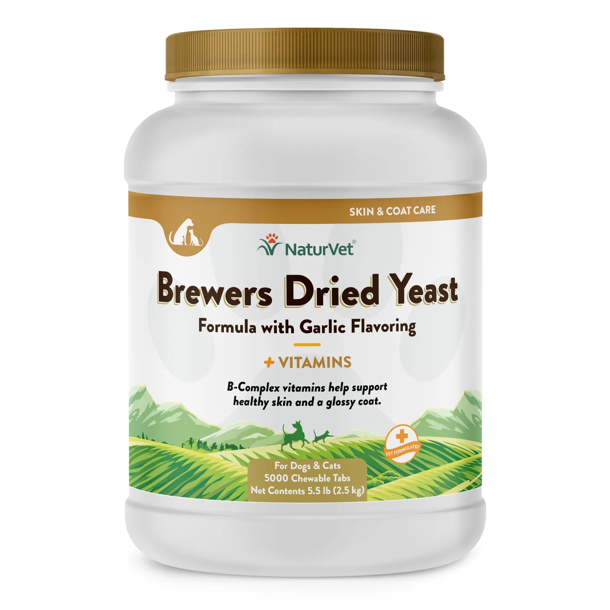 Brewers Dried Yeast With Garlic Chewable Tablets