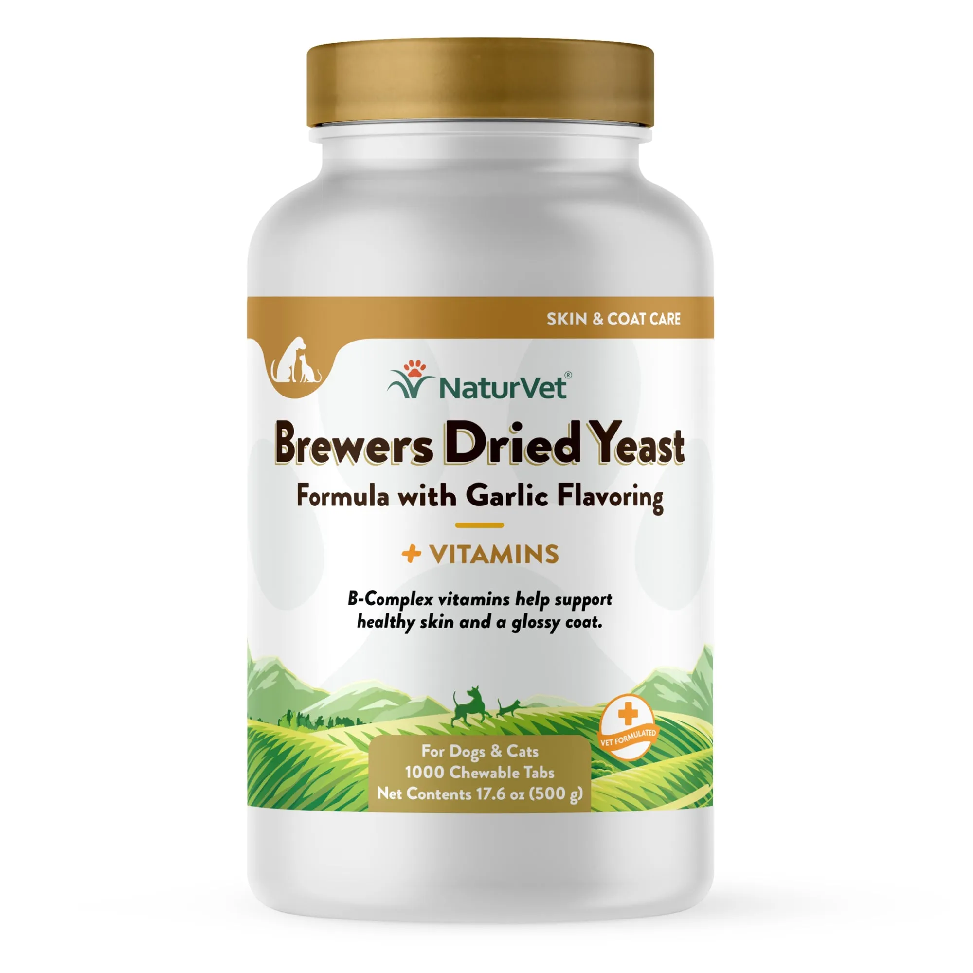 Brewers Dried Yeast With Garlic Chewable Tablets