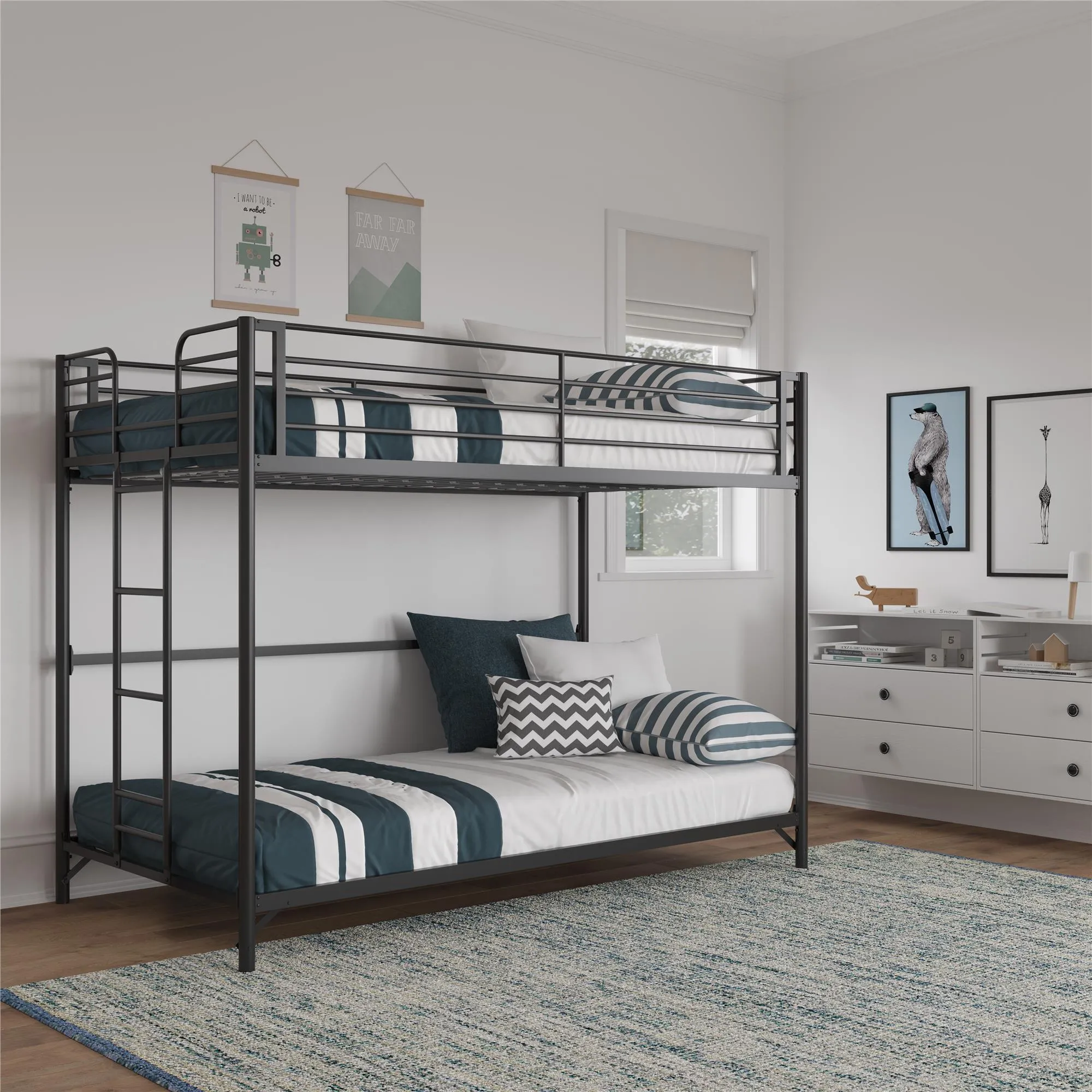 BrEZ Build Daven Easy Assembly Bunk Bed