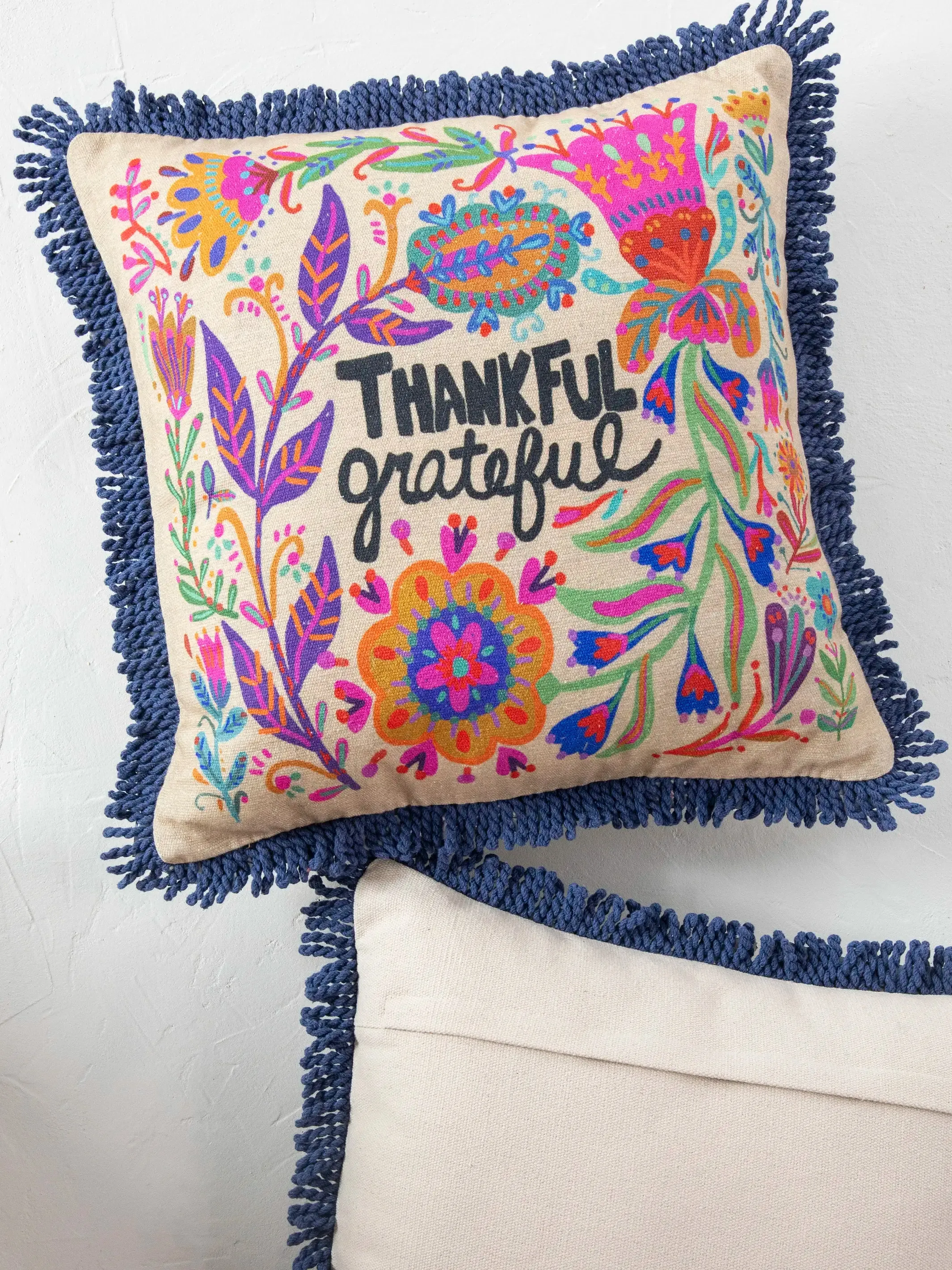 Bungalow Pillow - Thankful Grateful