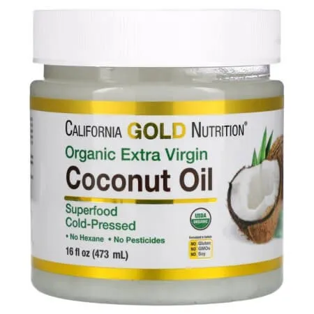 California Gold Nutrition Extra Virgin Coconut Oil, 473 ml