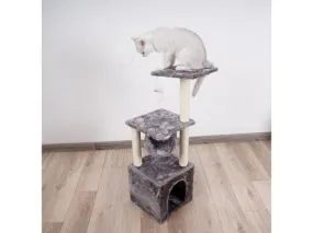 Cat Tree & Scratching Grey Dark Grey Beige 30*30*92