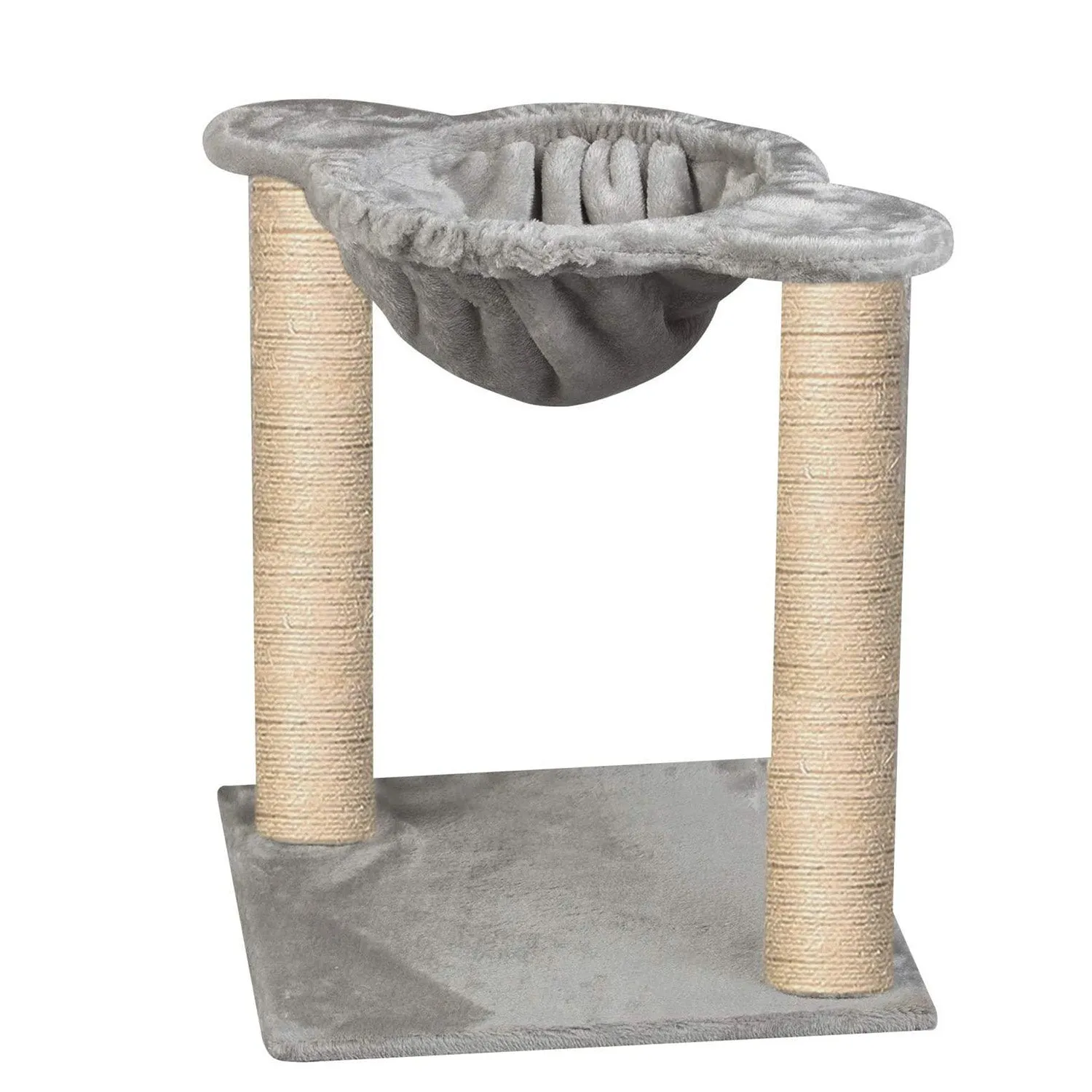 Cat Tree Cat Scratching Cat Climber with Condo Cat Tower Furniture and Hammock,Sisal-Covered, 19.7"