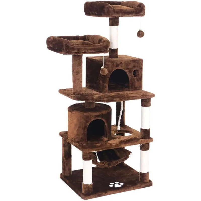 Cat Tree House Scratching Post Tree Play House