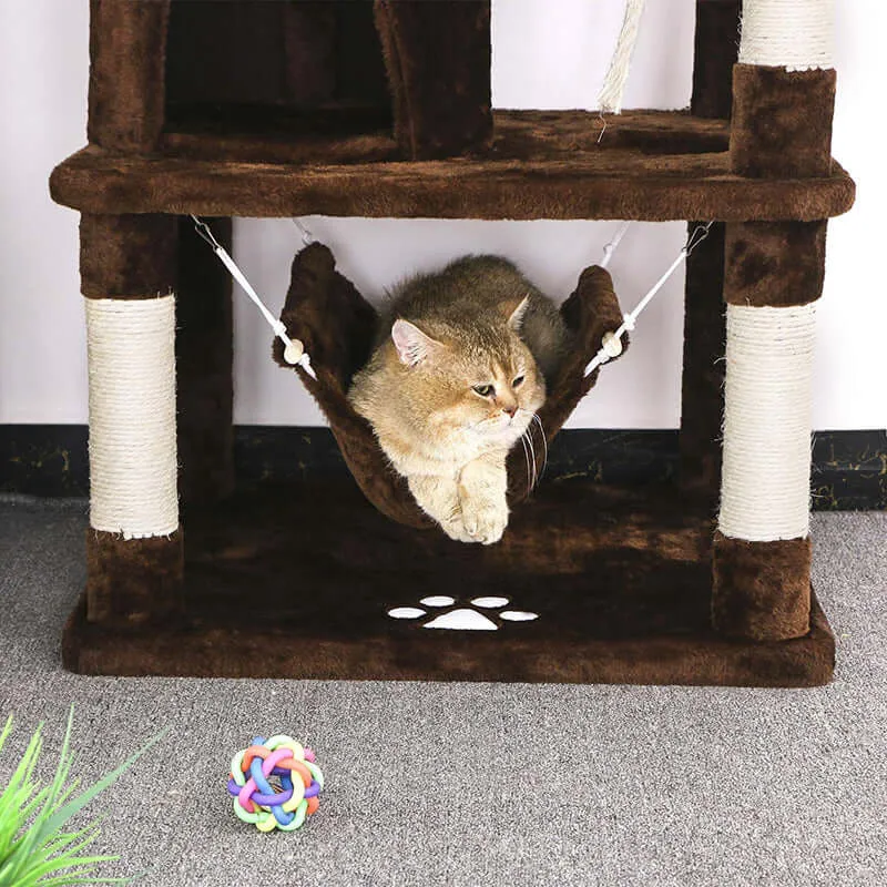 Cat Tree House Scratching Post Tree Play House