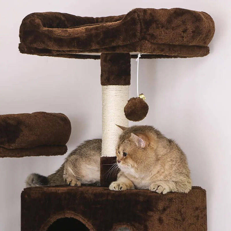 Cat Tree House Scratching Post Tree Play House