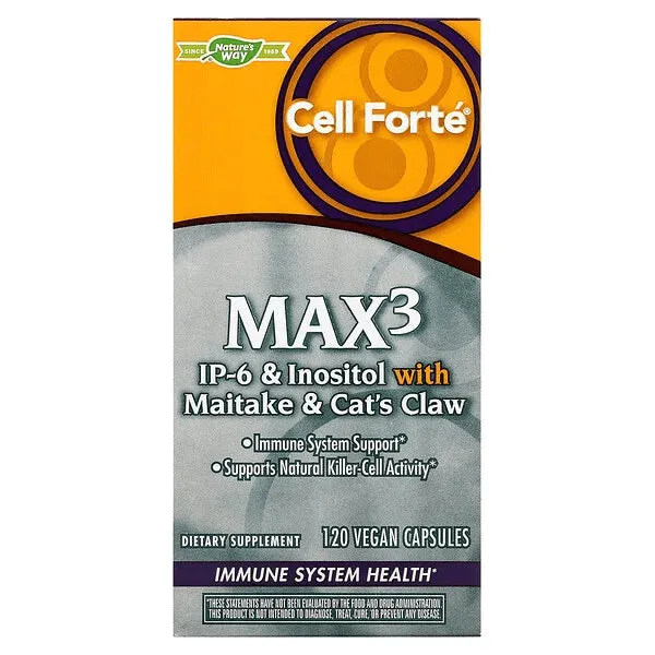 Cell Forte MAX3 Nature's Way, 120 capsules