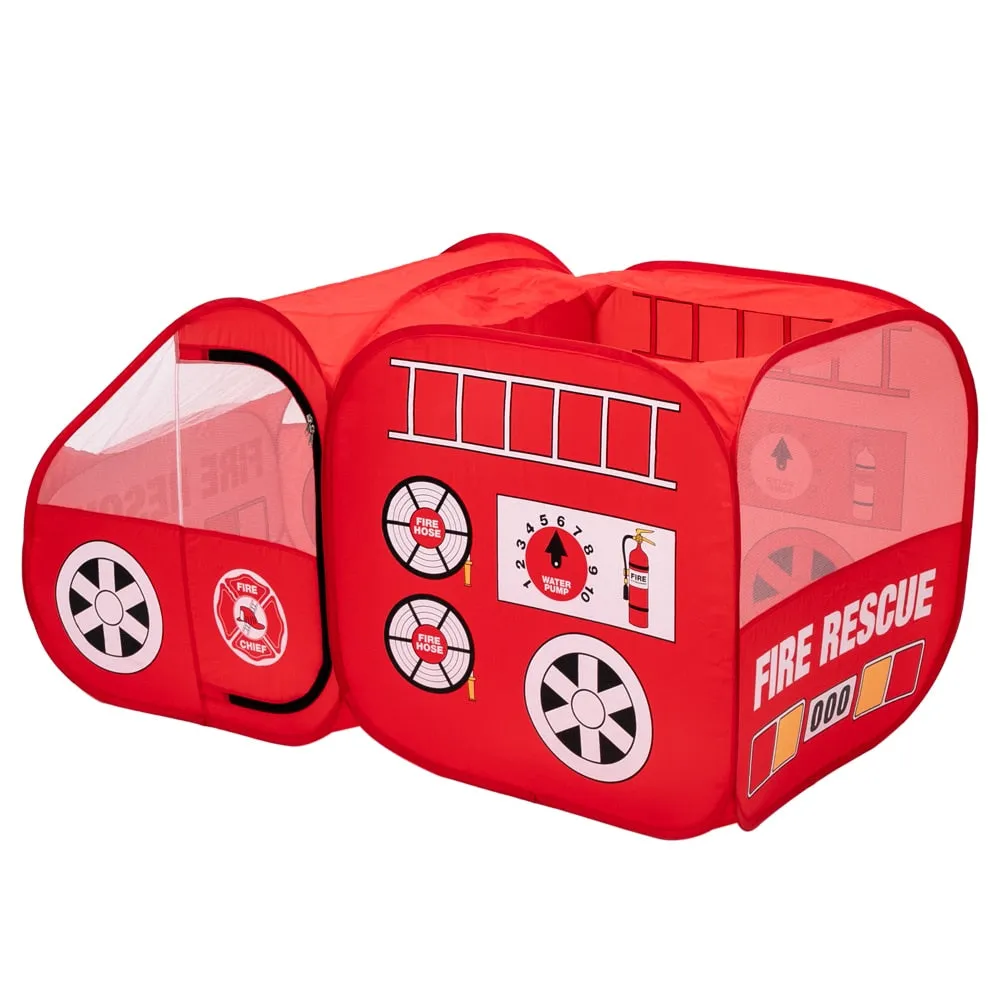 Children's Play Fire Truck Tent