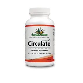 Circulate Formula - 90 Tablets - Healthy Blood, Veins and Arteries - 100% Natural Dietary Supplement