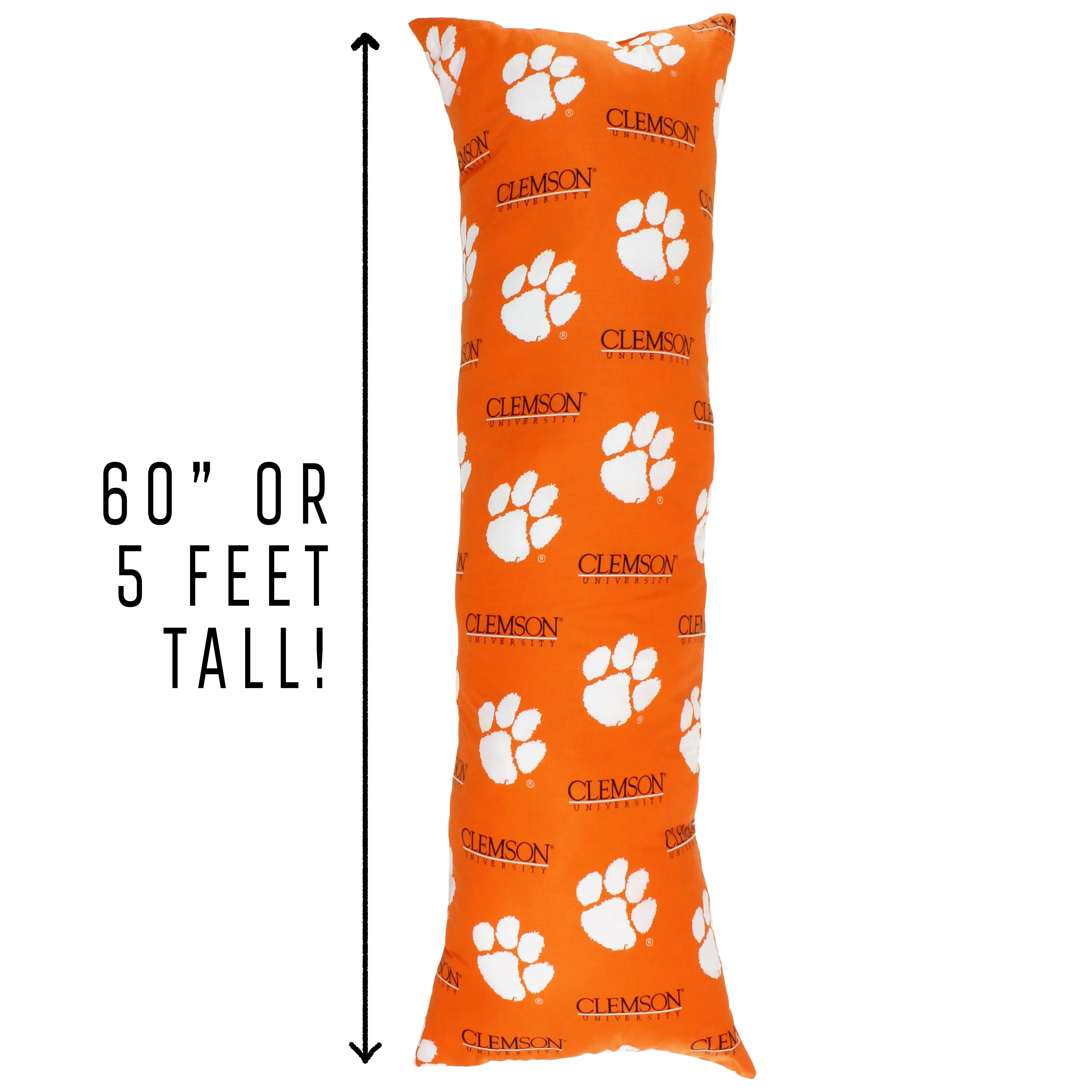 Clemson Tigers Body Pillow