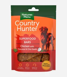 Country Hunter Superfood Bar Chicken with Coconut & Chia Seeds 7x100g