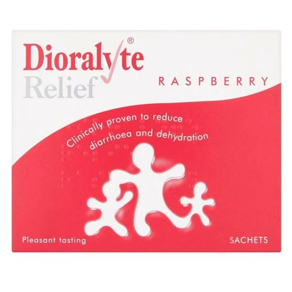 Dioralyte Relief Rehydration Salt Raspberry Sachets 6g x 6