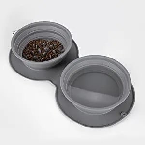 Dog Bowl Slow Feeder Double Mat