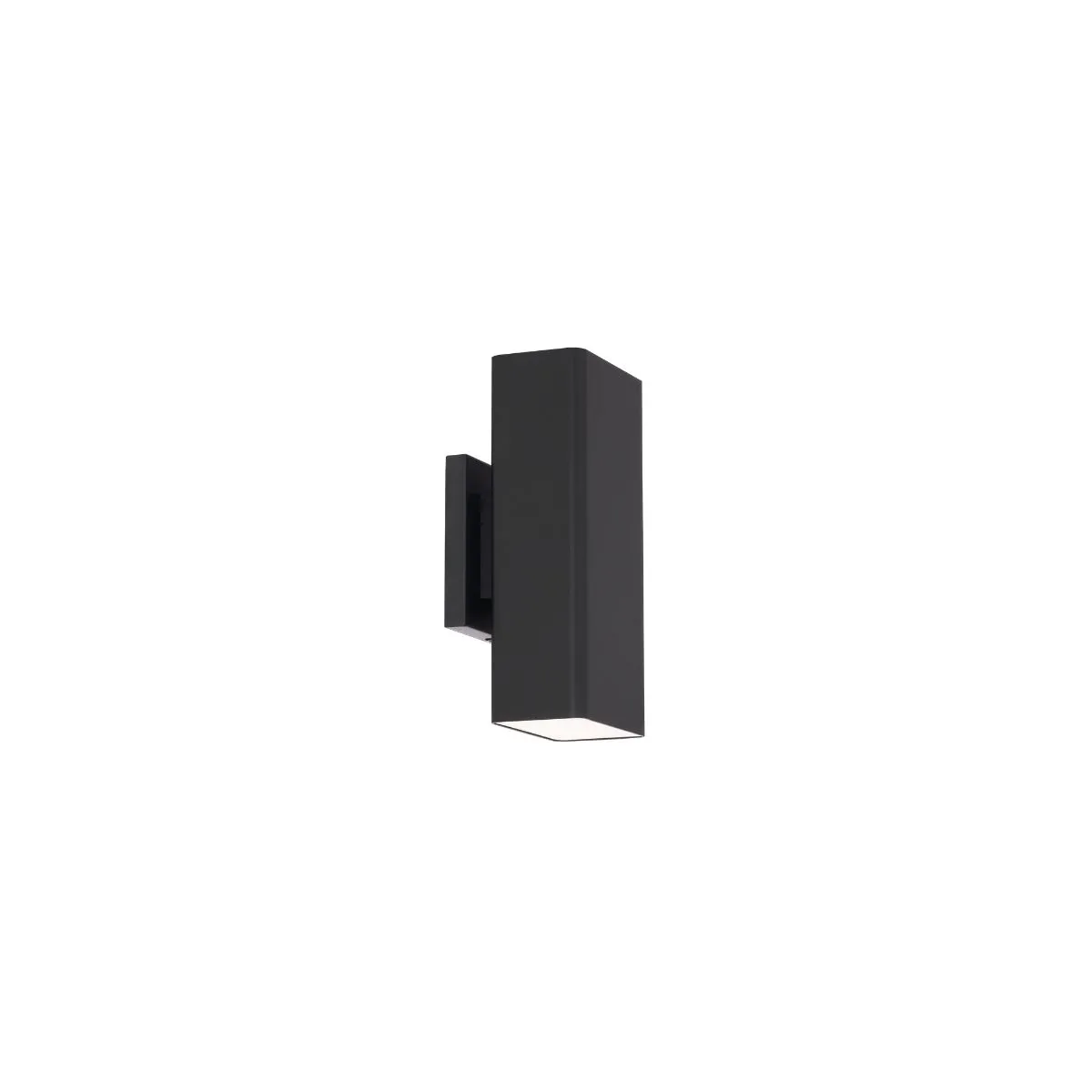 Edgey 10 in. LED Outdoor Wall Sconce 3500K Black Finish