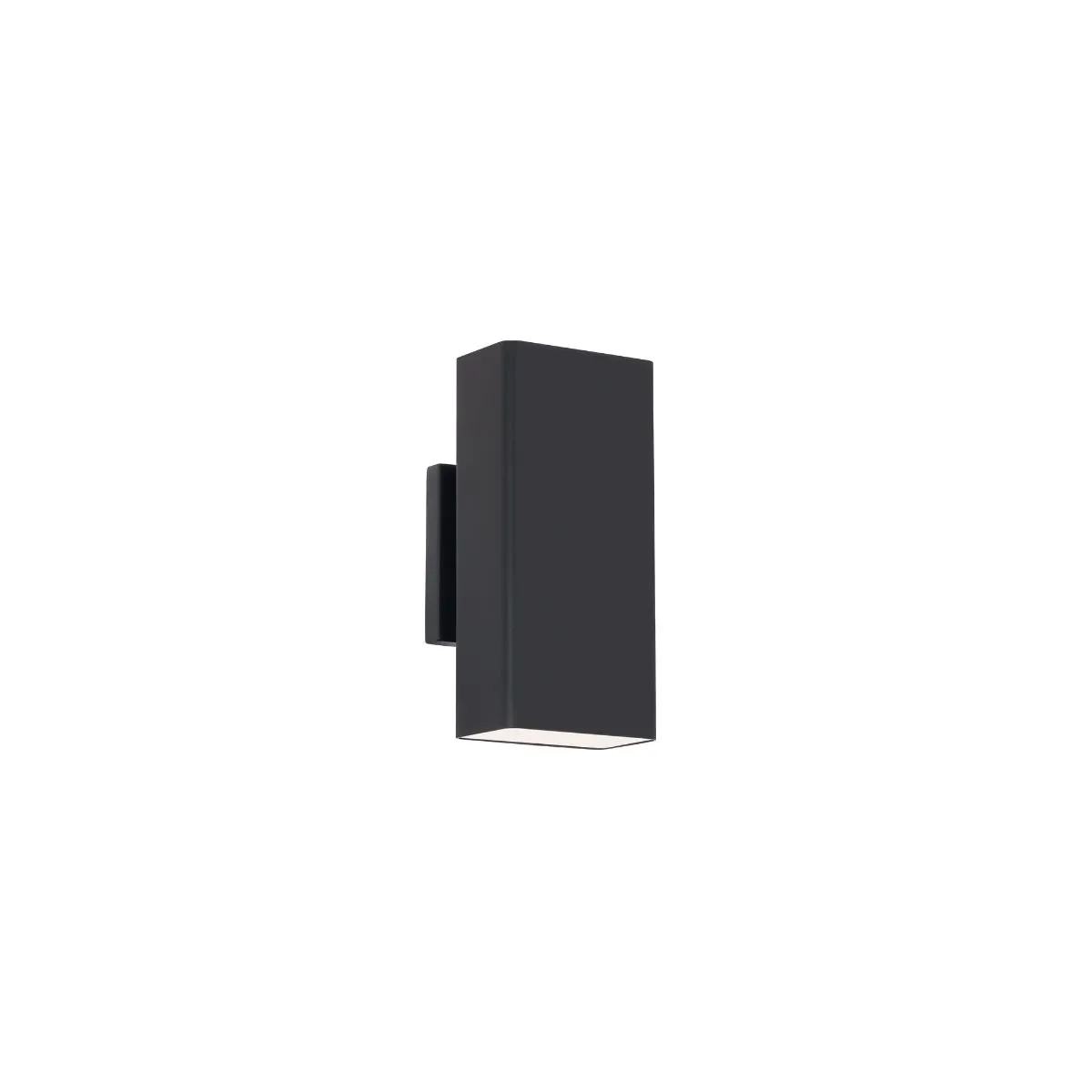 Edgey 10 in. LED Outdoor Wall Sconce 3500K Black Finish