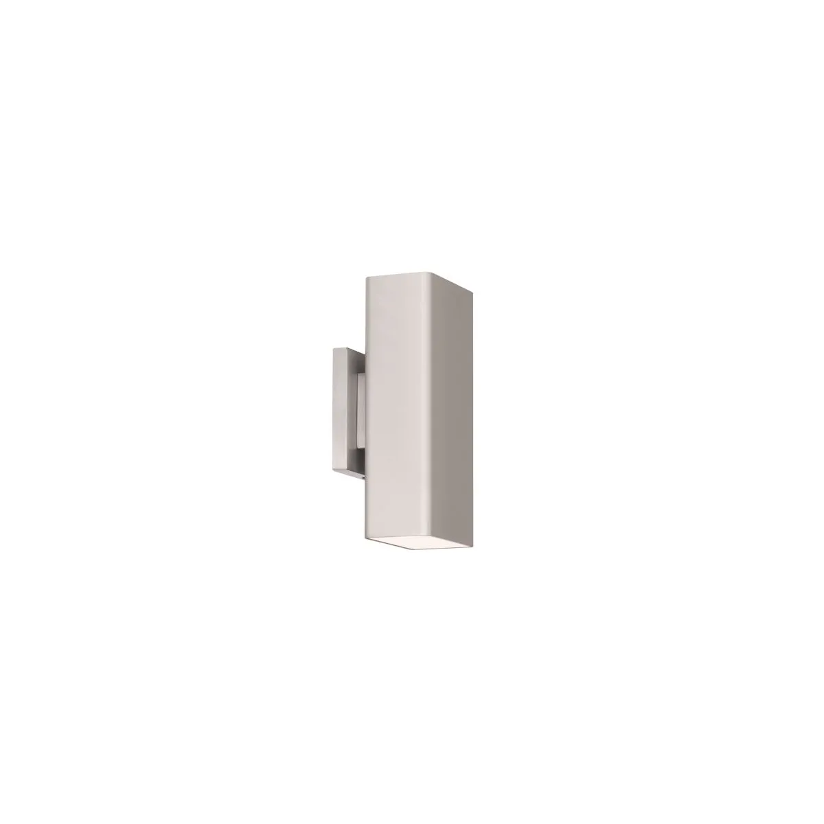 Edgey 10 in. LED Outdoor Wall Sconce 4000K Aluminum Finish