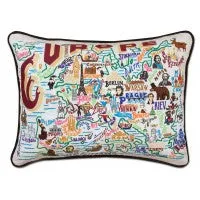 Europe Hand-Embroidered Pillow