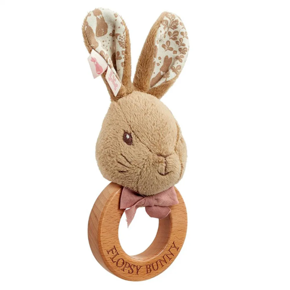 Flopsy Bunny Signature Collection Wooden Teether