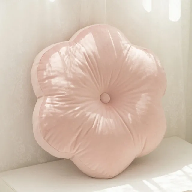 Floral Velvet Cushion Pillow