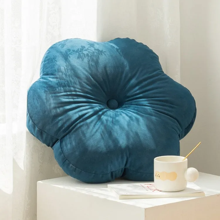 Floral Velvet Cushion Pillow