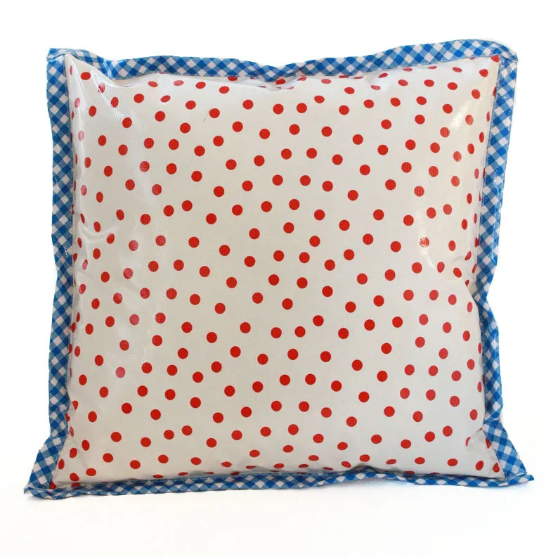 Freckled Sage Oilcloth Pillows