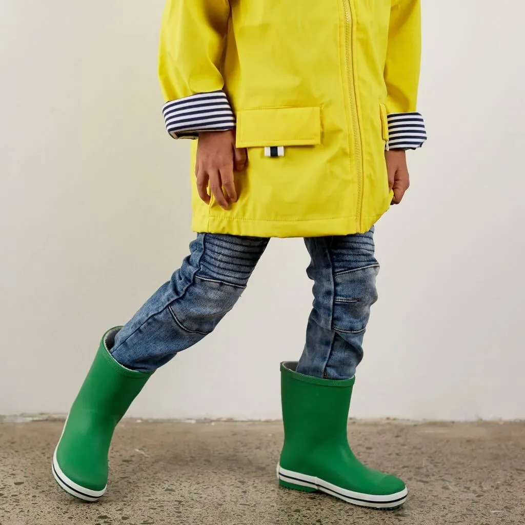 French Soda Kids Raincoat - Yellow