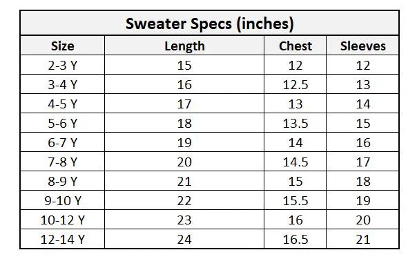 Girls Knitted Sweater - Multi