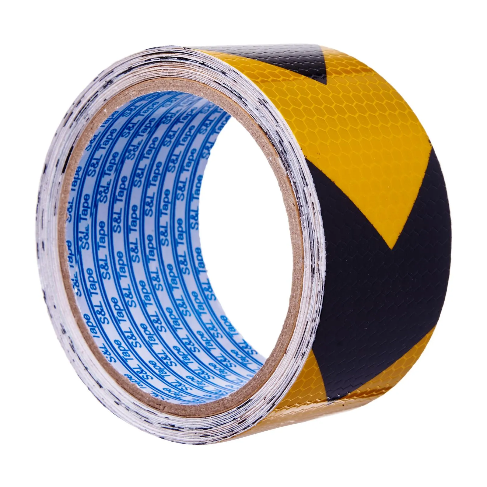 Grade A Yellow/Black Reflective Tape >> (48mm x 5M)