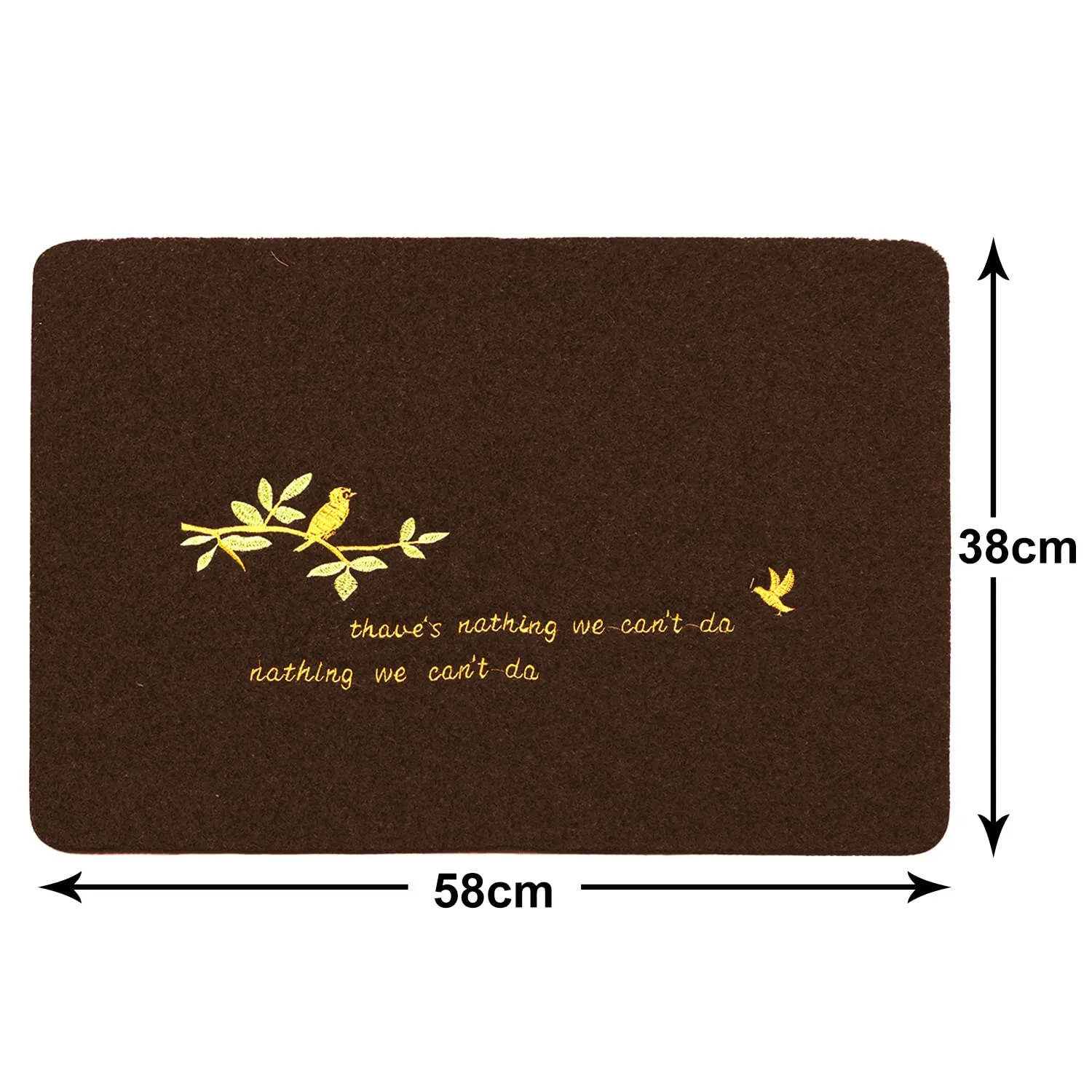 Heart Home Microfiber Door Mat for Porch/Kitchen/Bathroom/Laundry Room,Pack of 3 (Grey) 54HH3990.