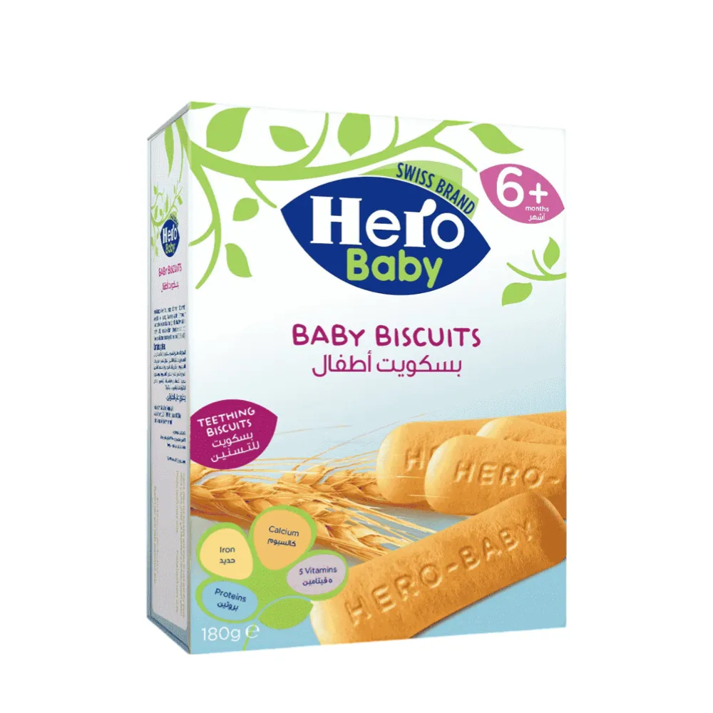 Hero Baby Teething Biscuits For 6 Months 180g