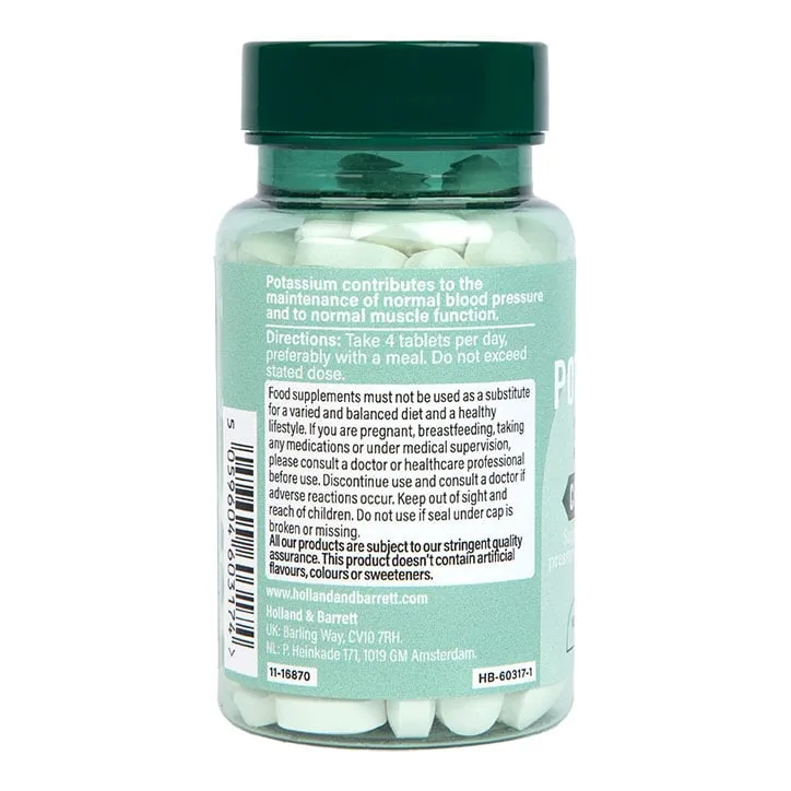 Holland & Barrett Potassium 120 Tablets